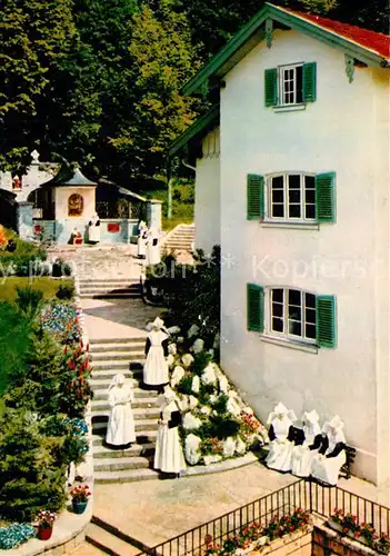 AK / Ansichtskarte Bad_Adelholzen_Oberbayern Aufgang zur Primusquelle Nonnen Bad_Adelholzen_Oberbayern