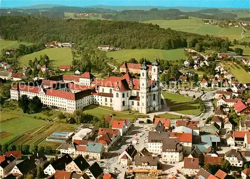 AK / Ansichtskarte Ottobeuren mit Basilika Fliegeraufnahme Ottobeuren