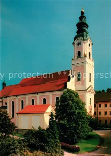 AK / Ansichtskarte Aldersbach Pfarrkirche ehemaliges Zisterzienser Abteikirche Aldersbach