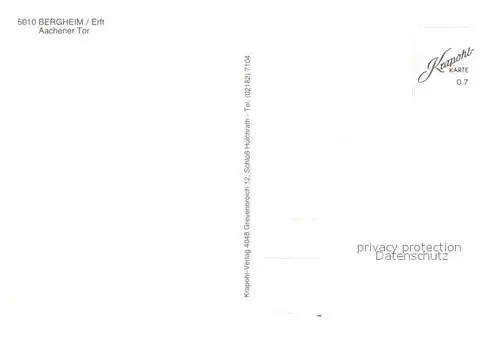 AK / Ansichtskarte Bergheim_Erft Aachener Tor Bergheim Erft