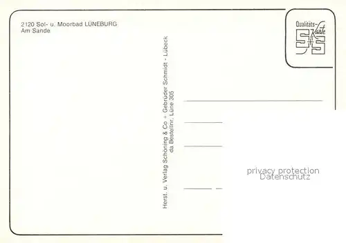 AK / Ansichtskarte Lueneburg Am Sande Giebelhaeuser Kirche Lueneburg