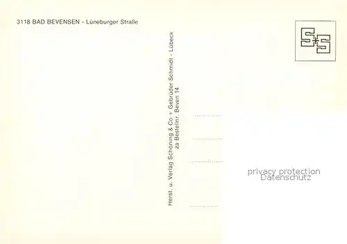 AK / Ansichtskarte Bad_Bevensen Lueneburger Strasse Bad_Bevensen