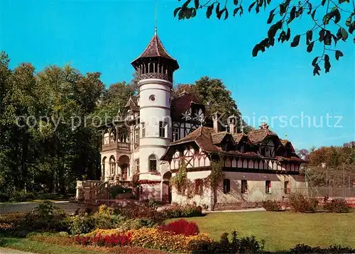 AK / Ansichtskarte Herrsching_Ammersee Schloesschen im Kurpark Herrsching Ammersee