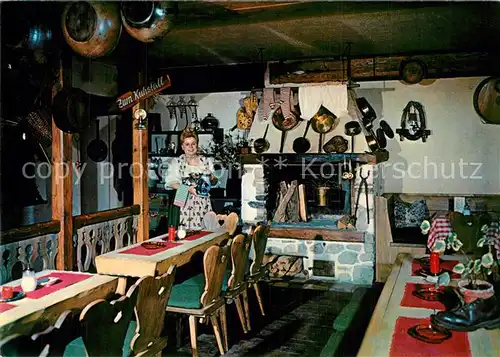 AK / Ansichtskarte Reit_Winkl Zum Kuhstall Tanz  und Unterhaltungslokal Kaminzimmer Reit_Winkl