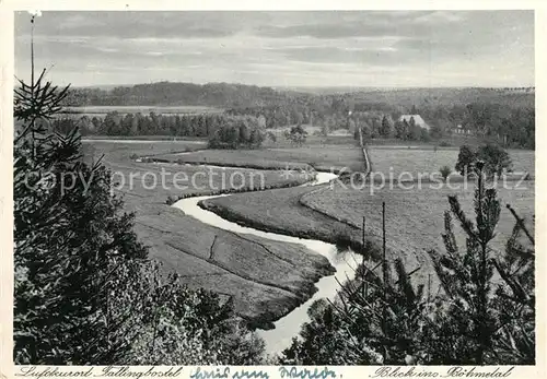 AK / Ansichtskarte Fallingbostel Panorama Blick ins Boehmetal Fallingbostel