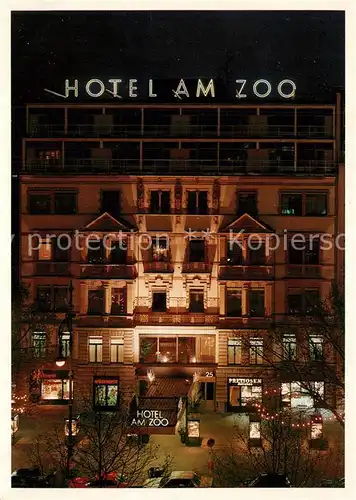 AK / Ansichtskarte Berlin Hotel am Zoo Nachtaufnahme Berlin