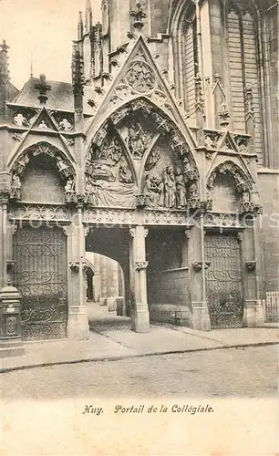 AK / Ansichtskarte Huy_la_Meuse Portail de la Collegiale Huy_la_Meuse