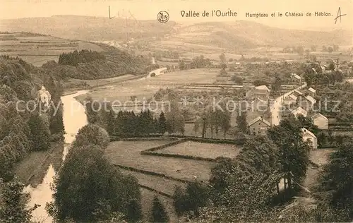 AK / Ansichtskarte Ourthe Vallee de lOurthe Hampteau et le Chateau de Meblon Ourthe
