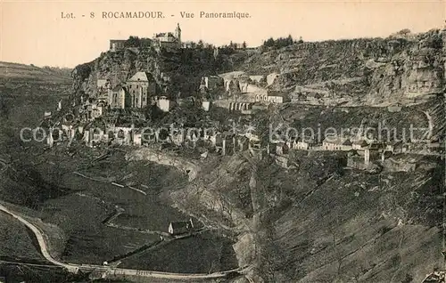 AK / Ansichtskarte Rocamadour Vue panoramique Rocamadour