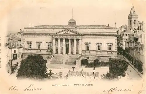AK / Ansichtskarte Angouleme Palais de Justice Angouleme