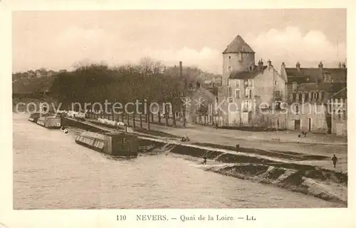 AK / Ansichtskarte Nevers_Nievre Quai de la Loire Nevers Nievre