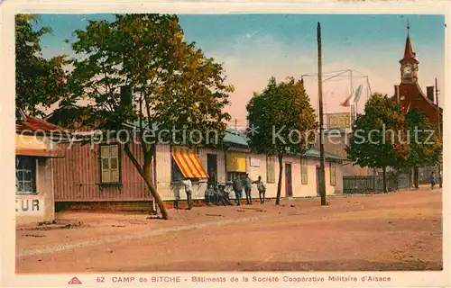 AK / Ansichtskarte Bitche_Moselle Camp de Bitche Batiments de la Societe Cooperative Militaire d Alsace Bitche_Moselle