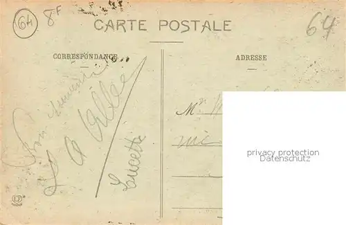 AK / Ansichtskarte Pau Le Chateau vue de l Ouest Pau