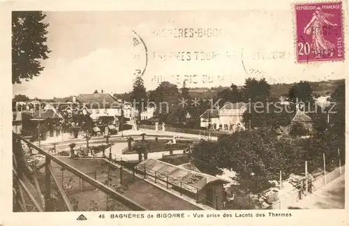 AK / Ansichtskarte Bagneres de Bigorre Vue prise des Lacets des Thermes Bagneres de Bigorre