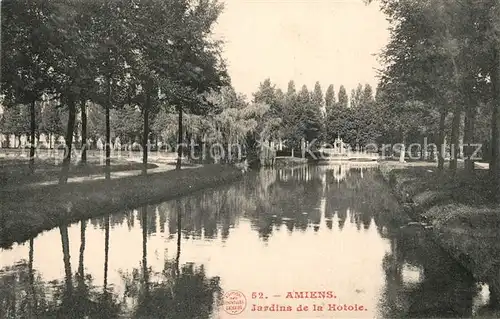 AK / Ansichtskarte Amiens Jardins de la Hotoie Amiens
