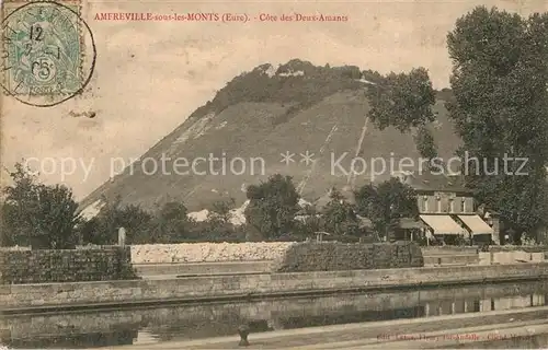 AK / Ansichtskarte Amfreville sous les Monts Cote des Deux Amants Amfreville sous les Monts