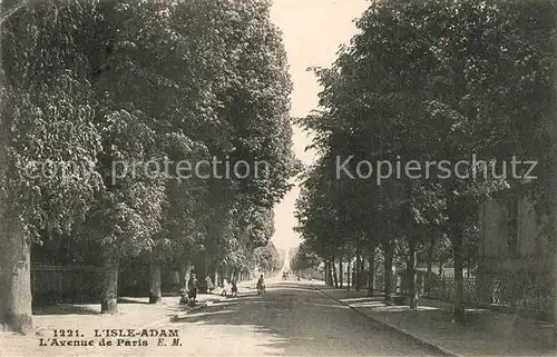 AK / Ansichtskarte L_Isle_Adam Avenue de Paris 