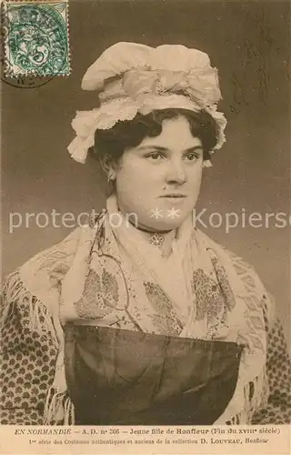 AK / Ansichtskarte Honfleur Jeune fille Honfleur