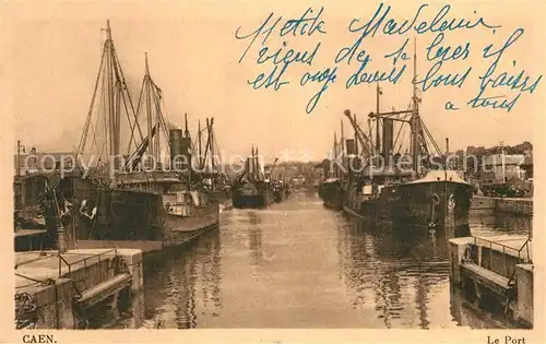 AK / Ansichtskarte Caen Port Caen