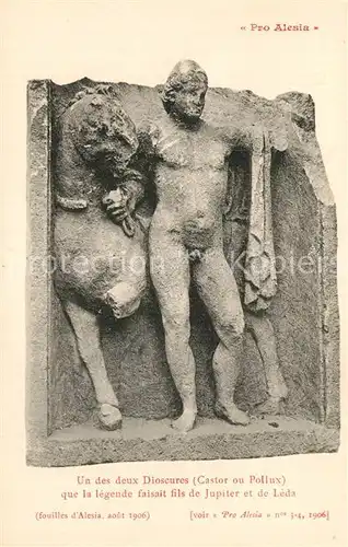 AK / Ansichtskarte Alesia(Roman War)_Alise Sainte Reine Un des deux Dioscures 