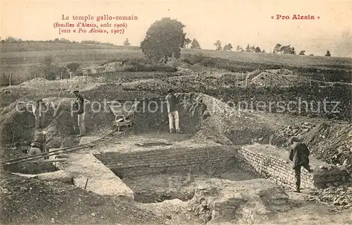 AK / Ansichtskarte Alesia(Roman War)_Alise Sainte Reine Temple gallo romain 
