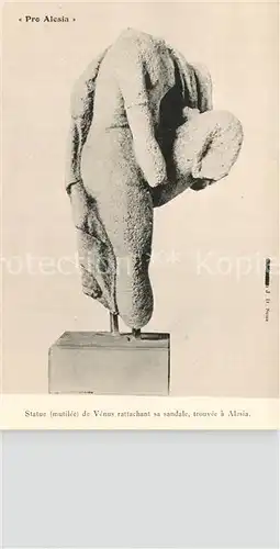AK / Ansichtskarte Alesia(Roman War)_Alise Sainte Reine Statue 