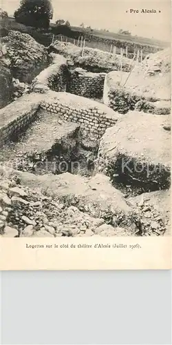 AK / Ansichtskarte Alesia(Roman War)_Alise Sainte Reine Logettes sur le cot? du Theatre 