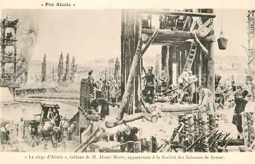 AK / Ansichtskarte Alesia(Roman War)_Alise Sainte Reine Le siege 