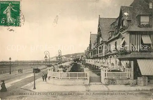 AK / Ansichtskarte Deauville Plage Fleurie Normandy Hotel Deauville