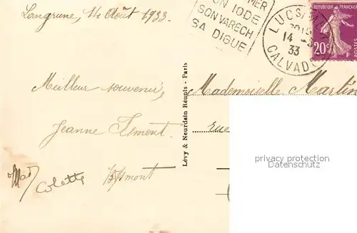 AK / Ansichtskarte Luc sur Mer Les Falaises Luc sur Mer