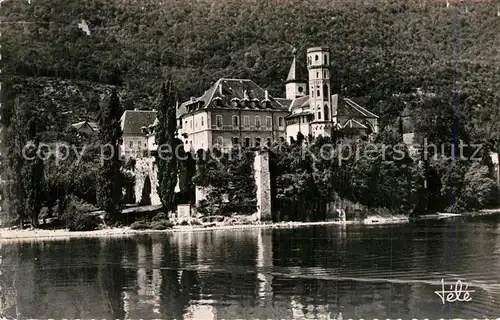 AK / Ansichtskarte Aix les Bains Lac du Bourget Abbaye d`Hautecombe Aix les Bains
