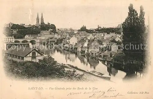 AK / Ansichtskarte Saint_Lo Vue prise des Bords de la Vire Saint_Lo