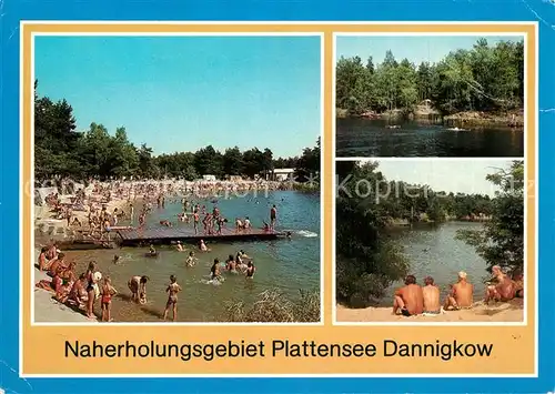 AK / Ansichtskarte Dannigkow Naherholungsgebiet Plattensee Badestrand Dannigkow