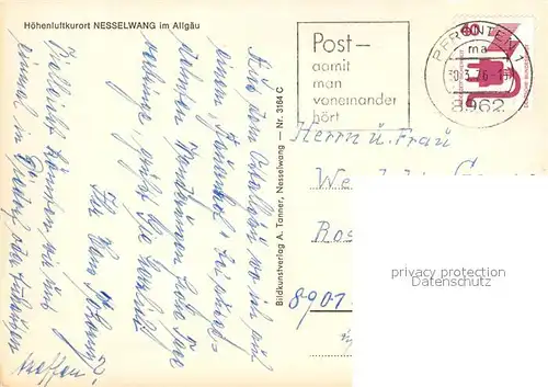 AK / Ansichtskarte Nesselwang Panorama Hoehenluftkurort im Allgaeu Minigolf Edelsberg Gruentensee Kirche Sesselbahn Attlesee Nesselwang