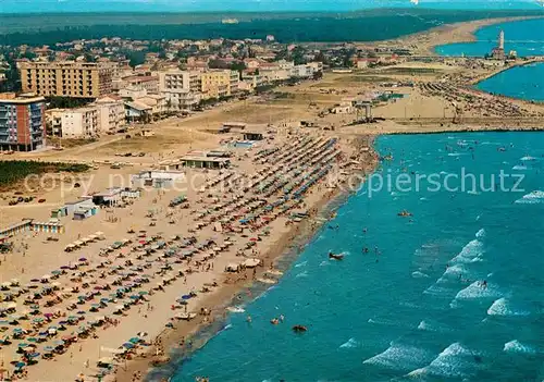 AK / Ansichtskarte Ravenna_Italia Panorama e spiaggia veduta aerea Ravenna Italia