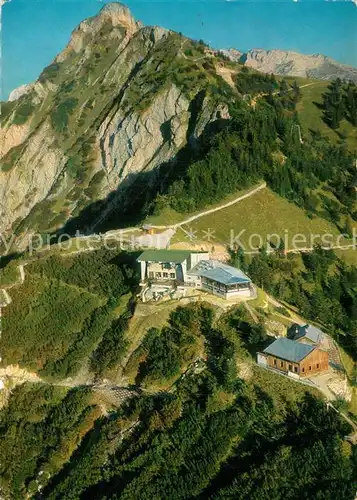 AK / Ansichtskarte Schwangau Tegelberg Bergstation mit Branderschrofen Fliegeraufnahme Schwangau