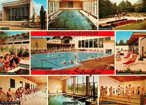 AK / Ansichtskarte Bad_Salzuflen Bewegungszentrum Thermalbad Kneippkur Gymnastik Bad_Salzuflen