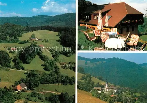AK / Ansichtskarte Bollschweil Landschaftspanorama Schwarzwald Ferienwohnungen Gschwendlehof Bollschweil