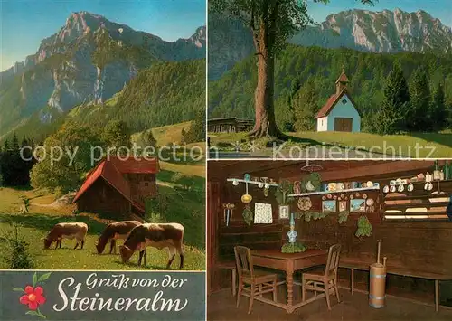 AK / Ansichtskarte Urwies Steineralm am Staufen mit Rupertuskapelle Urwies