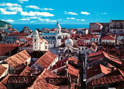 AK / Ansichtskarte Dubrovnik_Ragusa Blick ueber die Altstadt Dubrovnik Ragusa