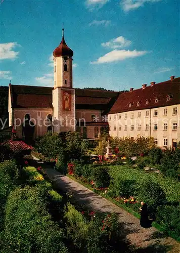 AK / Ansichtskarte Beuron_Donautal Benediktiner Erzabtei Kreuzgarten Kloster Beuron Donautal
