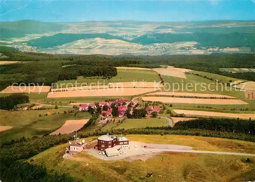 AK / Ansichtskarte Rischenau Berghotel Gaststaette Koeterberg Fliegeraufnahme Rischenau