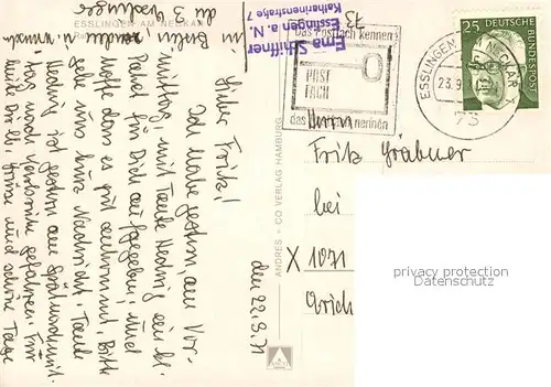 AK / Ansichtskarte Esslingen_Neckar Rathausplatz Altstadt Esslingen Neckar