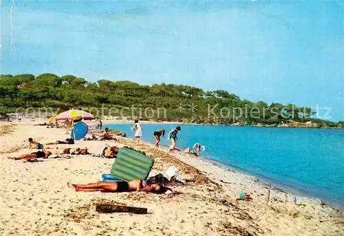 AK / Ansichtskarte Saint_Tropez_Var Plage des Salins Cote d Azur Saint_Tropez_Var