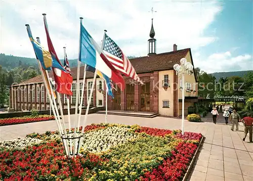 AK / Ansichtskarte Bad_Liebenzell Kurhaus Fahnen Park Bad_Liebenzell