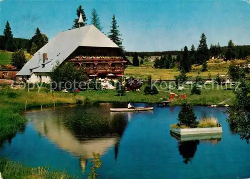 AK / Ansichtskarte Schluchsee Hotel Muehle Teich Hoehenluftkurort im Schwarzwald Schluchsee