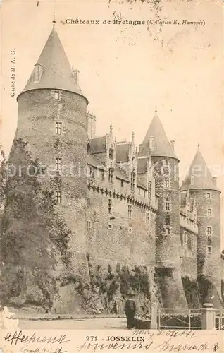 AK / Ansichtskarte Josselin Chateaux de Bretagne Josselin