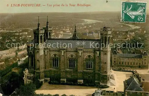 AK / Ansichtskarte Fourviere vue prise de la Tour Metallique Fourviere