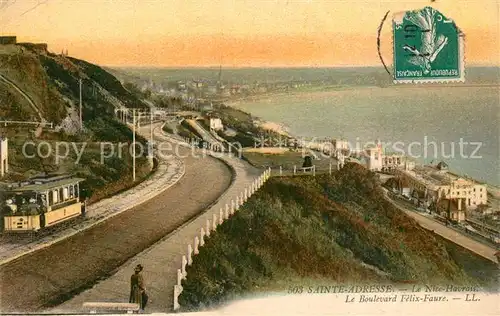 AK / Ansichtskarte Sainte Adresse Le Boulevard Felix Faure Sainte Adresse