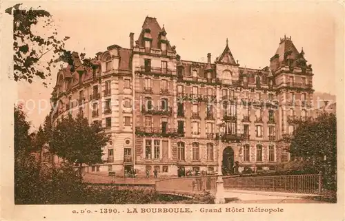 AK / Ansichtskarte La_Bourboule Grand Hotel Metropole La_Bourboule